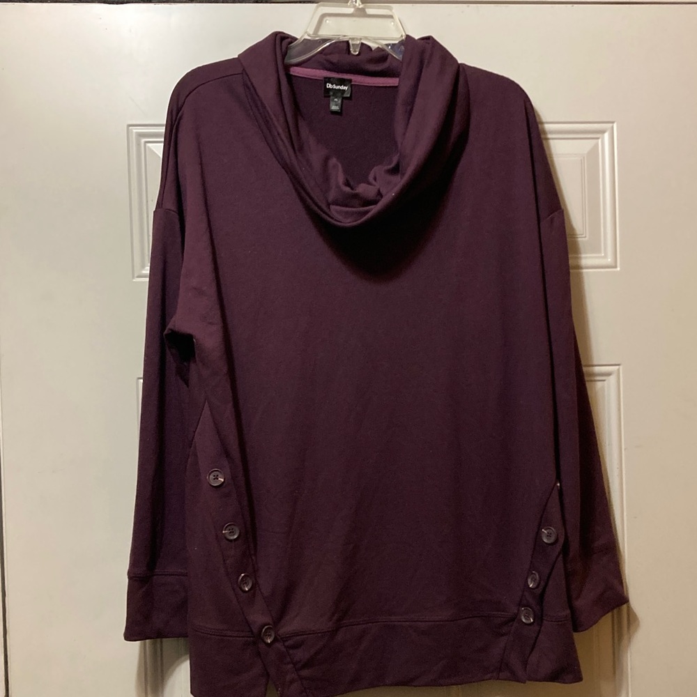 Db Sunday Cowl Neck Top XL